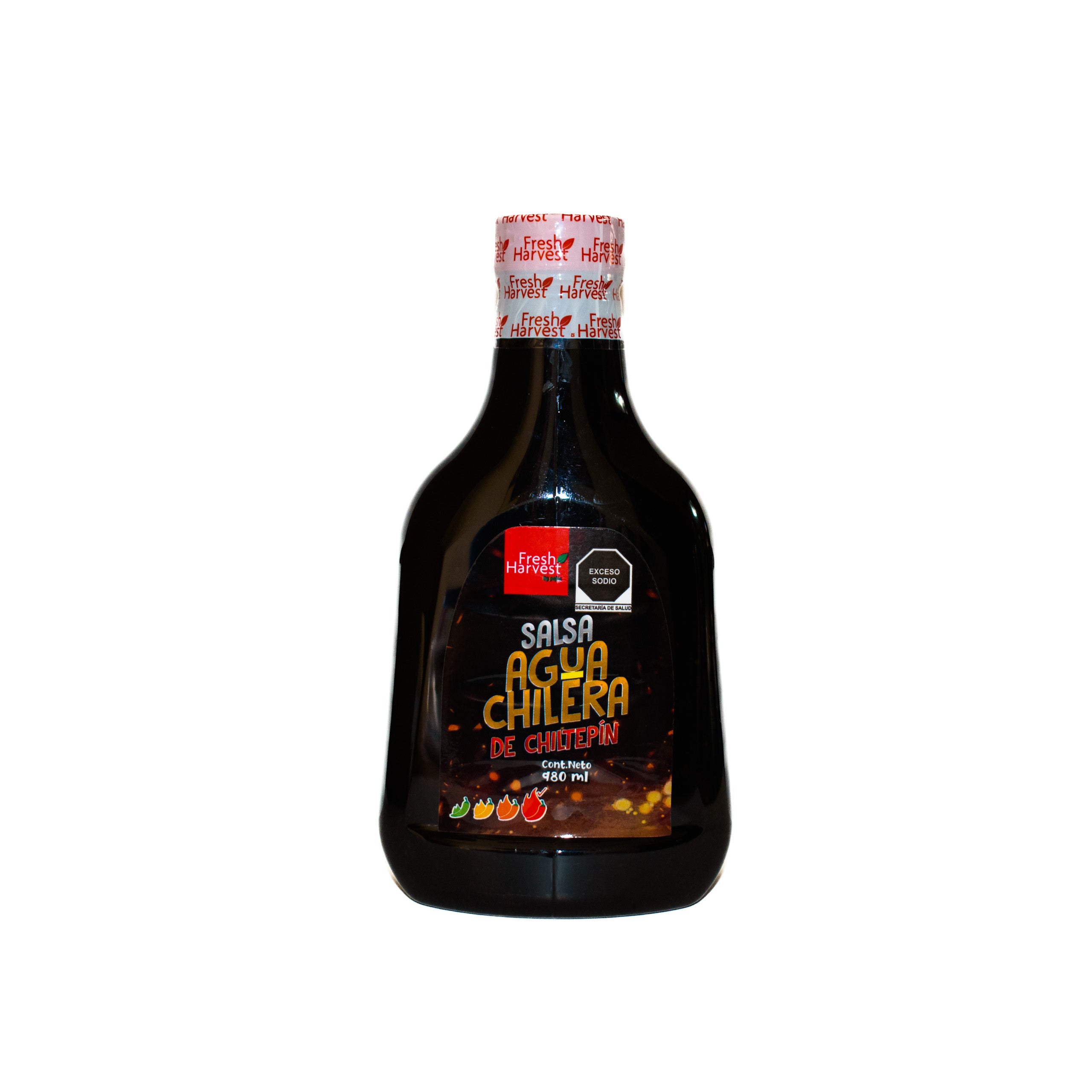 Fresh Harvest Salsa Aguachilera de Chiltepín – Authentic Mexican Spicy Sauce (190ml / 355ml / 980ml)