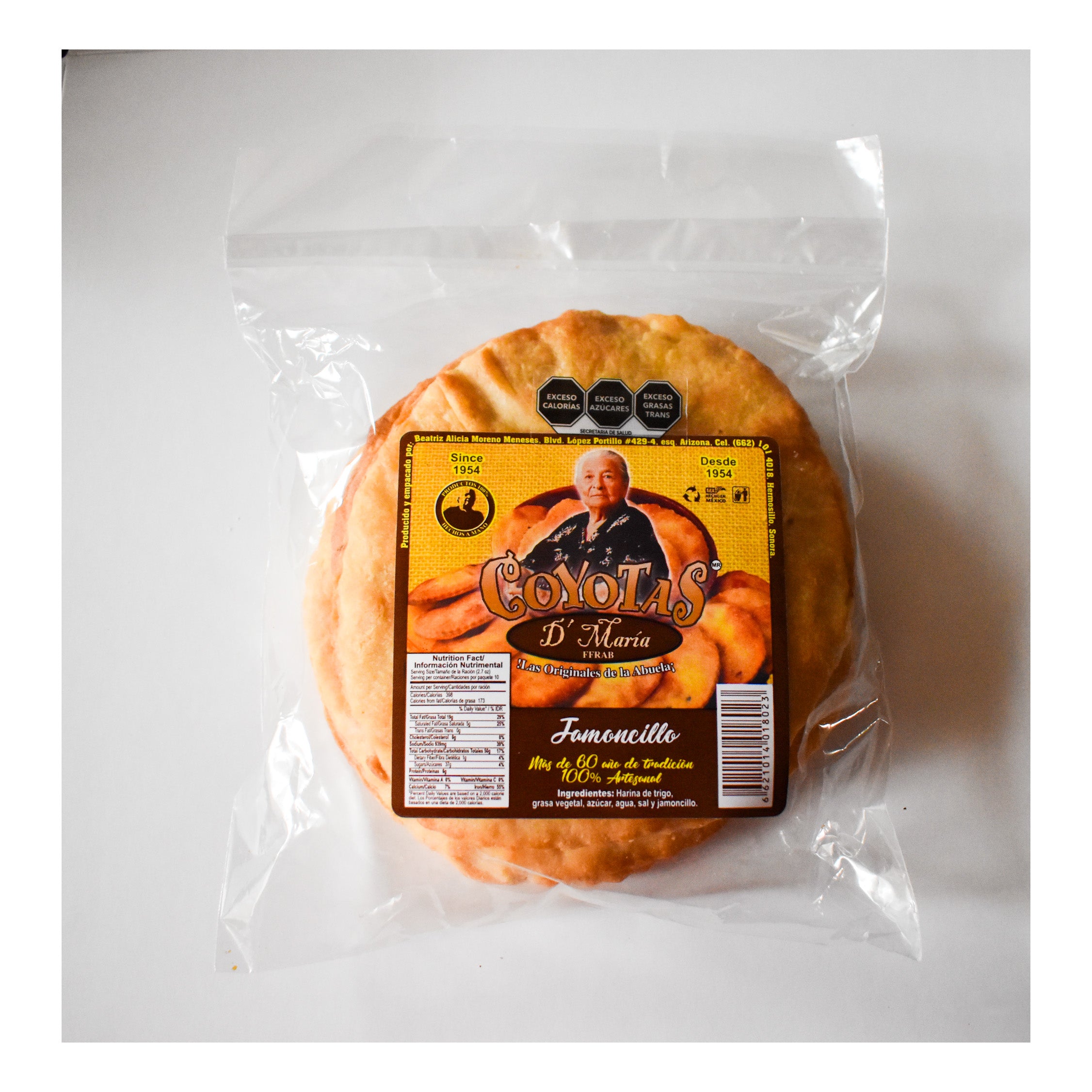 Coyotas & Jamonsillo Sonorense - Pack of 4 items