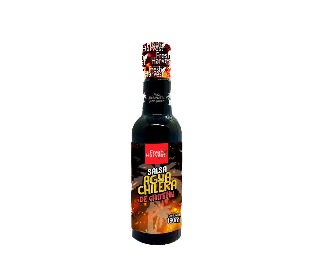 Fresh Harvest Salsa Aguachilera de Chiltepín – Authentic Mexican Spicy Sauce (190ml / 355ml / 980ml)