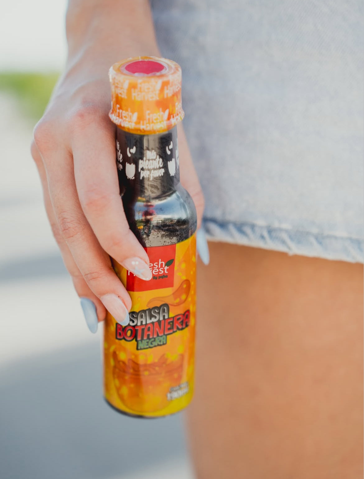 Fresh Harvest Salsa Botanera Negra 190ml – Spicy Black Snack Sauce